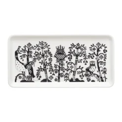 Taika plate 12x24 cm, Black