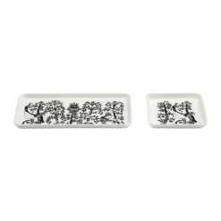Taika plate 12x24 cm, Black