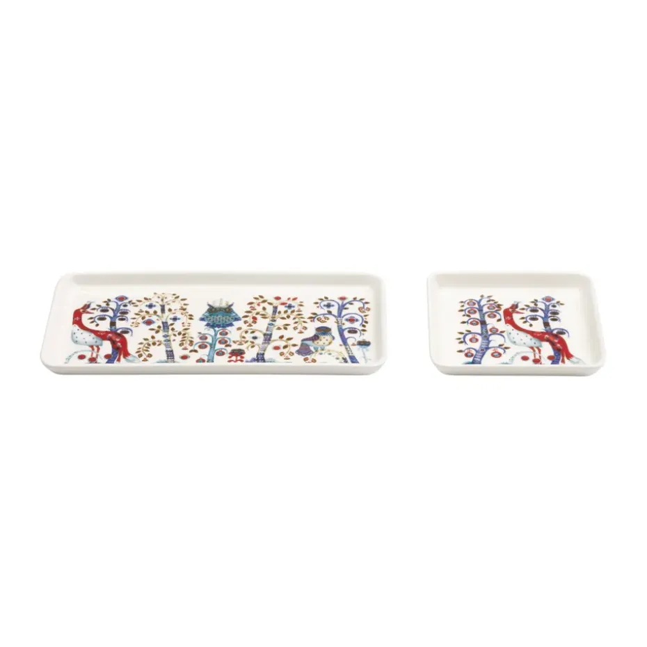 Taika plate 12x24 cm, White
