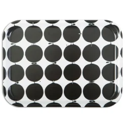 Tallyho tray 27x20 cm, Black-white