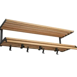 Tamburin hat rack 100 cm, oak-black