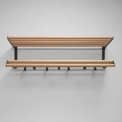 Tamburin hat rack 100 cm, oak-black