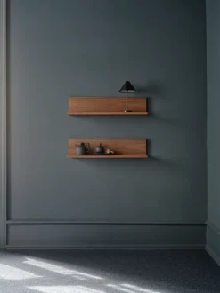 Tana wall shelf 75 cm, Walnut