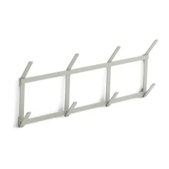 Tape coat hook, Small metallic grey