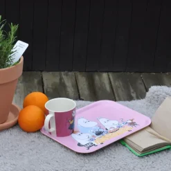 Teaparty Moomin tray, pink