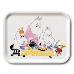 Teaparty Moomin tray, white