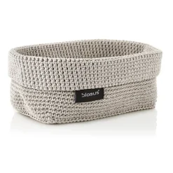 Tela textile basket L 12x20 cm, Sand
