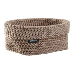 Tela textile basket L 12x20 cm, Bark