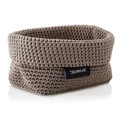 Tela textile basket M 10x15 cm, Taupe