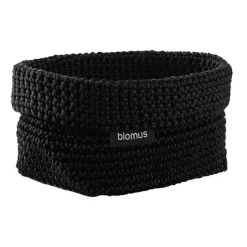Tela textile basket M 10x15 cm, Black