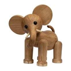 Tembo elephant decoration 41 cm, Oak