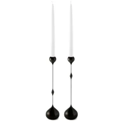 Tender candle holder high, Black