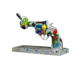 Tennis for Peace Decoration 19 cm, Multi
