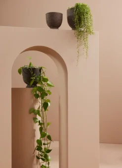 Terra flower pot-vase Ø15 cm, Java brown