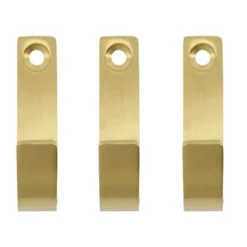 Thapsus hook 3-pack, Brushed brass finish
