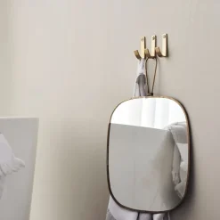 Thapsus hook 3-pack, Brushed brass finish