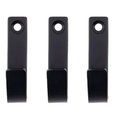 Thapsus hook 3-pack, Brushed black finish