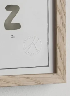 The Alphabet watercolour Poster, 30x40 cm