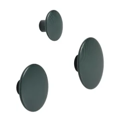 The Dots clothes hook dark green, Large