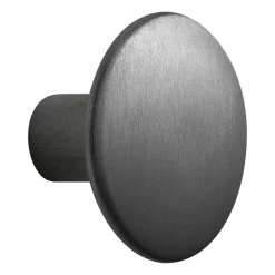 The Dots clothes hook metal 3.9 cm, Black