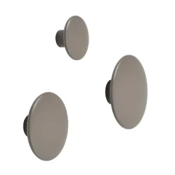 The Dots clothes hook taupe, Large