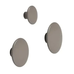The Dots clothes hook taupe, Medium