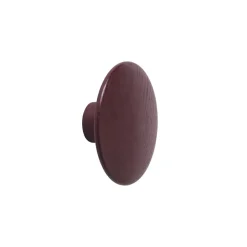 The Dots coat hook burgundy, Large