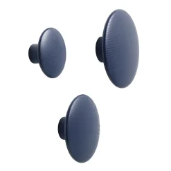 The Dots coat hook midnight blue, Small