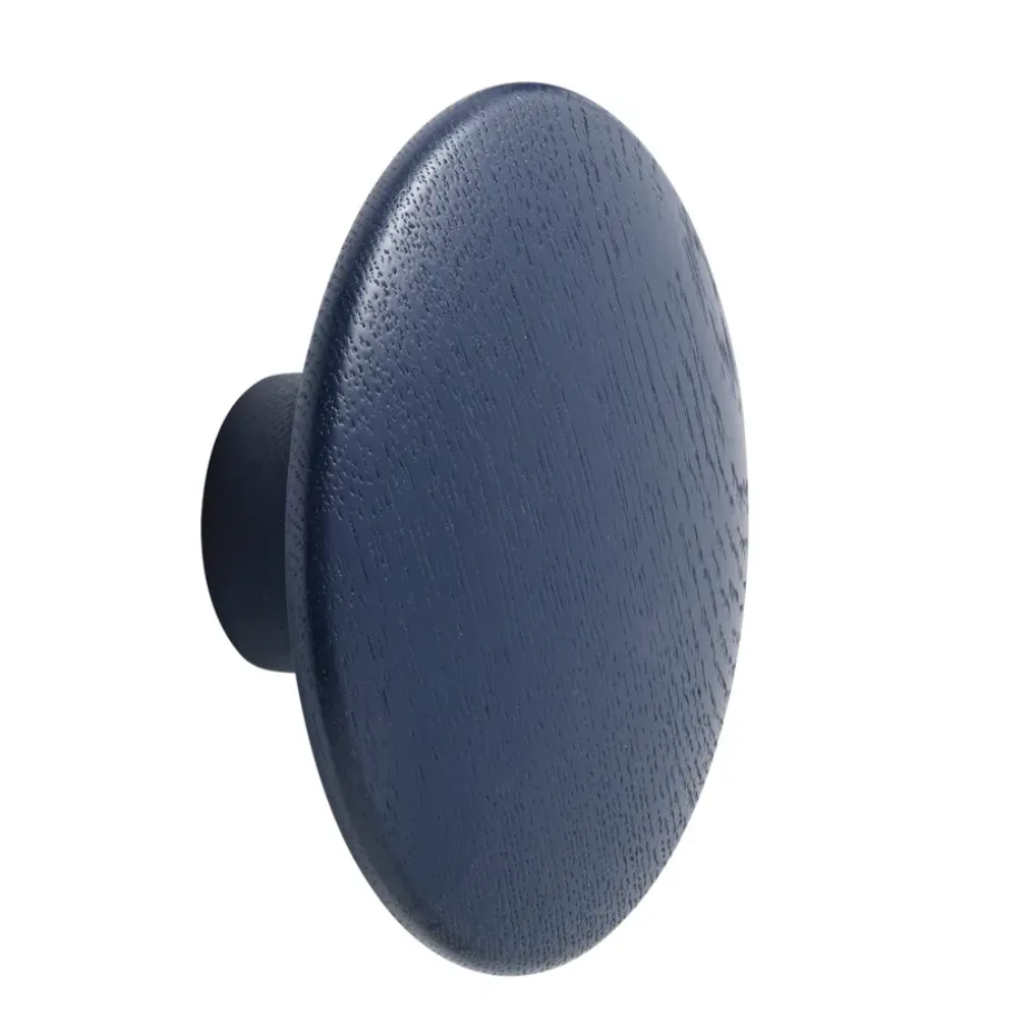 The Dots coat hook midnight blue, Medium
