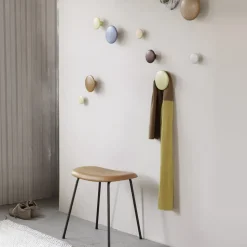 The Dots coat hook pale blue, Large
