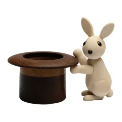 The Magic Hat rabbit decoration 9.5 cm, Maple