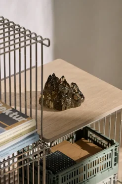 The Rock tealight holder 91 mm, Taupe
