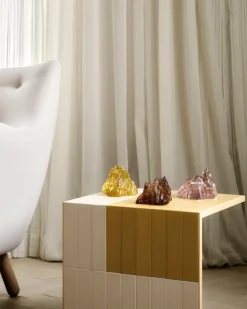 The Rock votive 91 mm, Amber