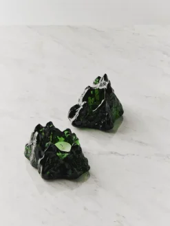 The Rock votive 91 mm, Emerald green