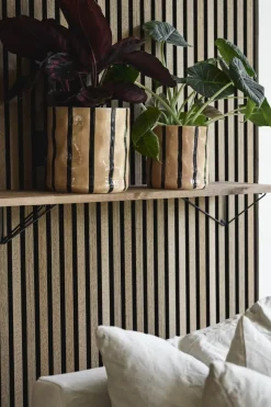 Thrive flowerpot Ø20 cm, Beige-Black