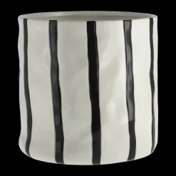 Thrive flowerpot Ø20 cm, White-black