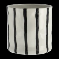 Thrive flowerpot Ø16 cm, White-black