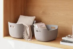 Tidy storage basket 40x29x20 cm, Tin