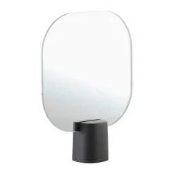 Time table mirror 26.5 cm, Black