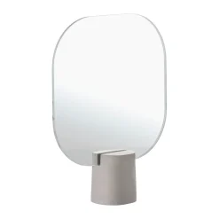 Time table mirror 26.5 cm, Concrete