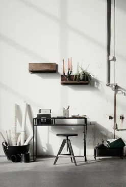 Tokyo wall shelf 50 cm, Dark oiled oak