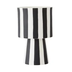Toppu flower pot Ø10 cm, black-white