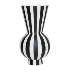 Toppu vase Ø14.5 cm, Black-white