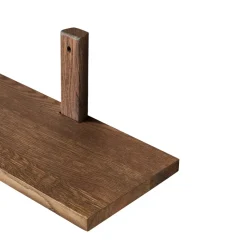 Toronto wall shelf 93 cm, Dark oiled oak