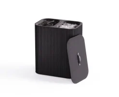 Tota Luxe laundry basket 90 L, Black