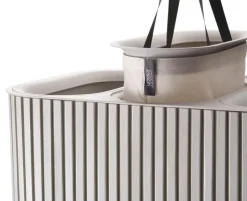 Tota Trio Luxe laundry basket 90 L, Ecru