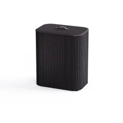 Tota Trio Luxe laundry basket 90 L, Black