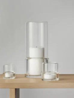 Tou candleholder 70 mm, Clear