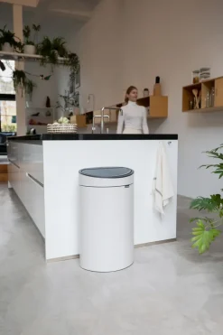Touch Bin 40 liter, Soft Beige