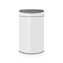 Touch Bin plastic 40 L, White